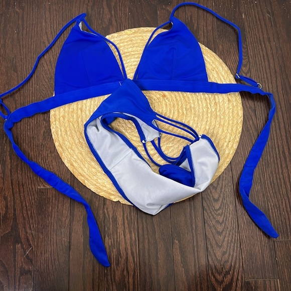 Royal blue Bikini Set size large - Picture 13 of 16